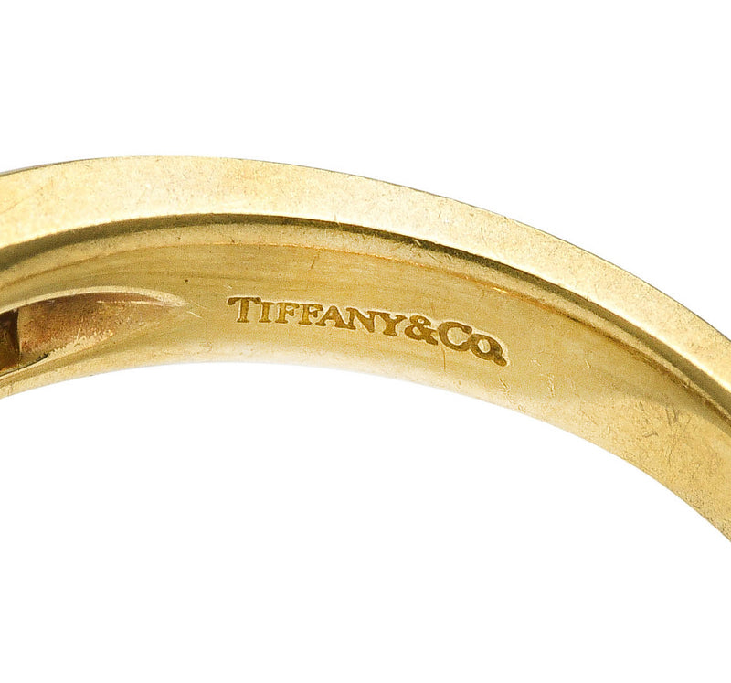 Tiffany & Co. 0.80 CTW Princess Diamond 18 Karat Yellow Gold Channel Band RingRing - Wilson's Estate Jewelry