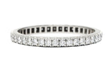 Tiffany & Co. 0.50 CTW Diamond Platinum Eternity Band RingRing - Wilson's Estate Jewelry