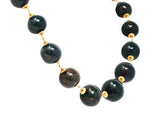 Vintage Bloodstone 14 Karat Gold Beaded Strand NecklaceNecklace - Wilson's Estate Jewelry