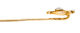 Bippart & Co. 0.28 CTW Diamond 14 Karat Gold Art Nouveau StickpinStick Pin - Wilson's Estate Jewelry