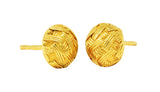 Tiffany & Co. 18 Karat Gold Signature Serie Stud EarringsEarrings - Wilson's Estate Jewelry