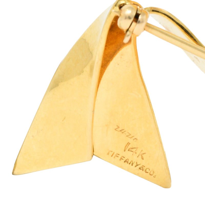 Tiffany & Co. Retro 14 Karat Gold Fish Brooch Circa 1940Brooch - Wilson's Estate Jewelry
