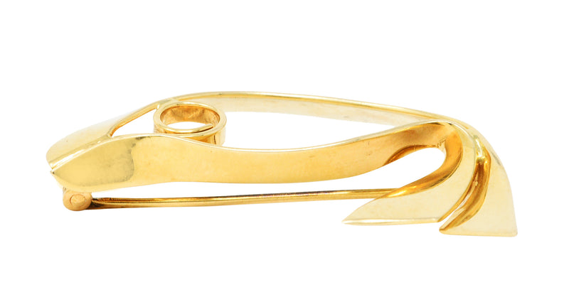Tiffany & Co. Retro 14 Karat Gold Fish Brooch Circa 1940Brooch - Wilson's Estate Jewelry