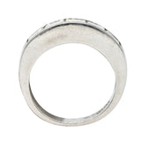 Contemporary 2.09 CTW Square Step Diamond Platinum Channel Band RingRing - Wilson's Estate Jewelry