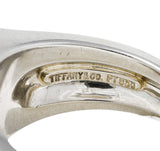 .11111 Elsa Peretti Tiffany & Co. Baroque Tahitian Pearl Platinum RingRing - Wilson's Estate Jewelry
