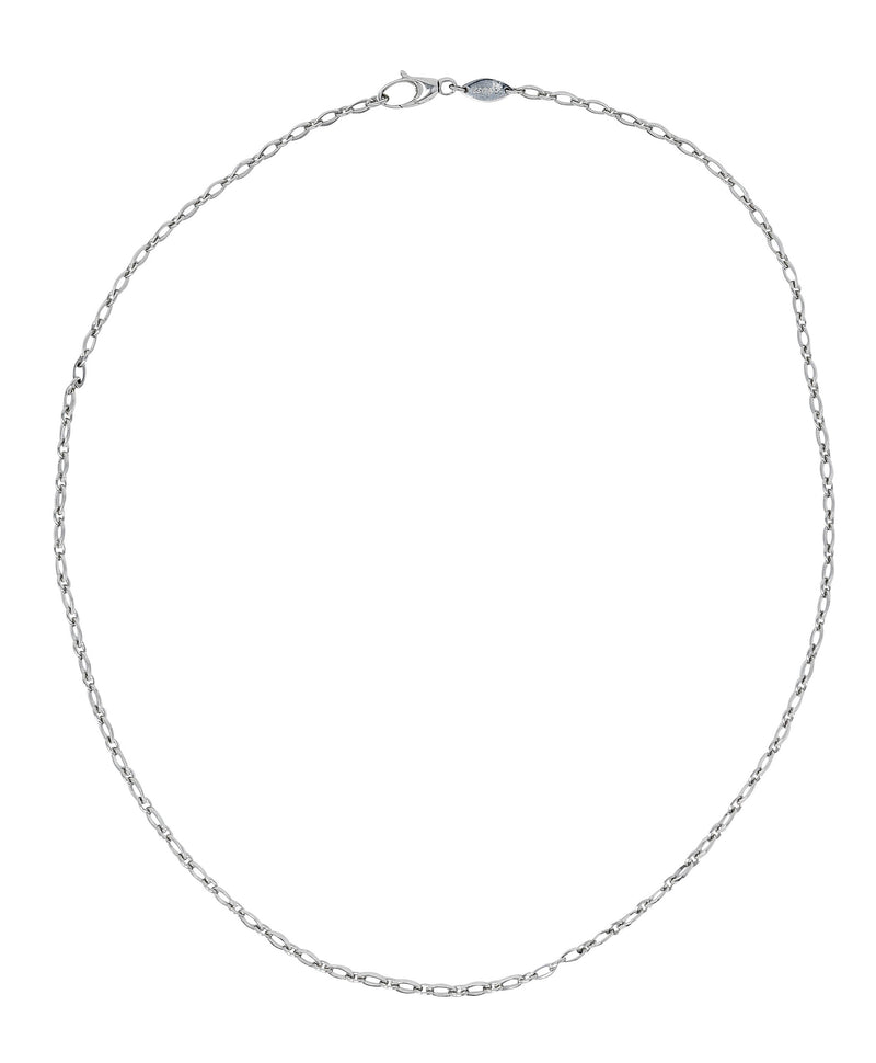 .11111 Mauboussin Paris 18 Karat White Gold  Navette Chain NecklaceNecklace - Wilson's Estate Jewelry