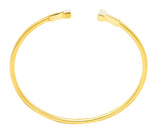 Tiffany & Co. 18 Karat Gold Tiffany T Flexible Cuff Braceletbracelet - Wilson's Estate Jewelry