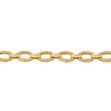 Tiffany French 1960s 18 Karat Yellow Gold Textured Vintage Oval Link Bracelet