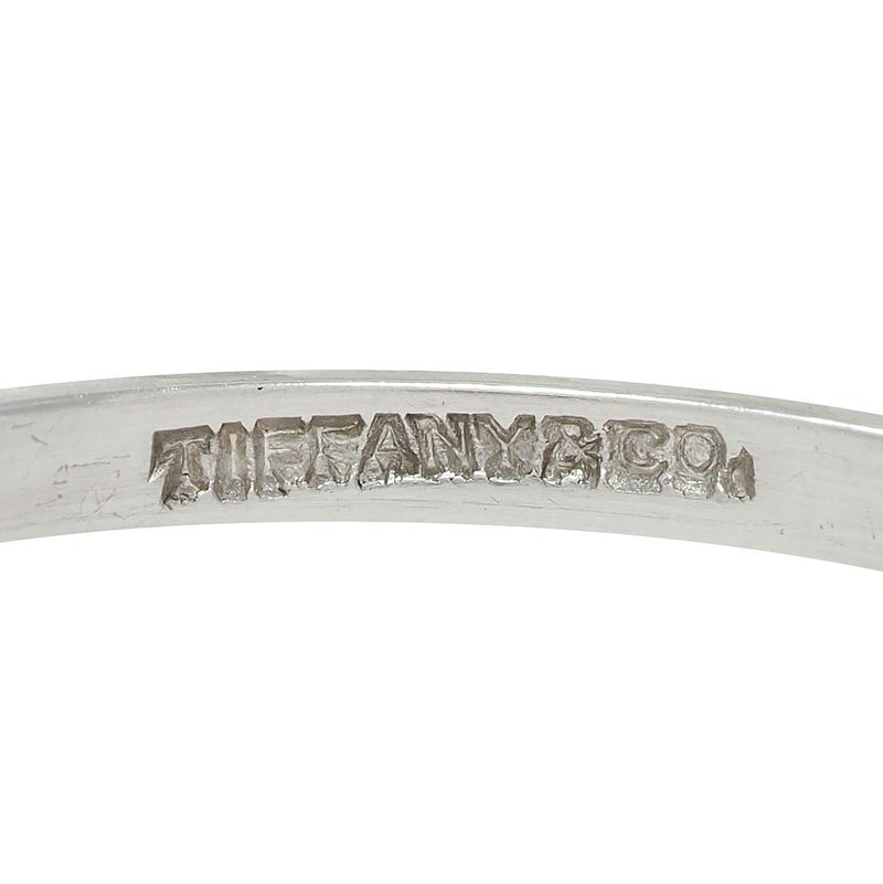 Tiffany & Co. 1923 Art Deco Platinum Antique Wedding Band Ring