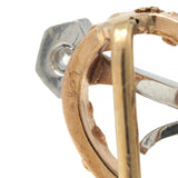 Edwardian Diamond Platinum 18 Karat Gold Antique Horseshoe Stake Stickpin
