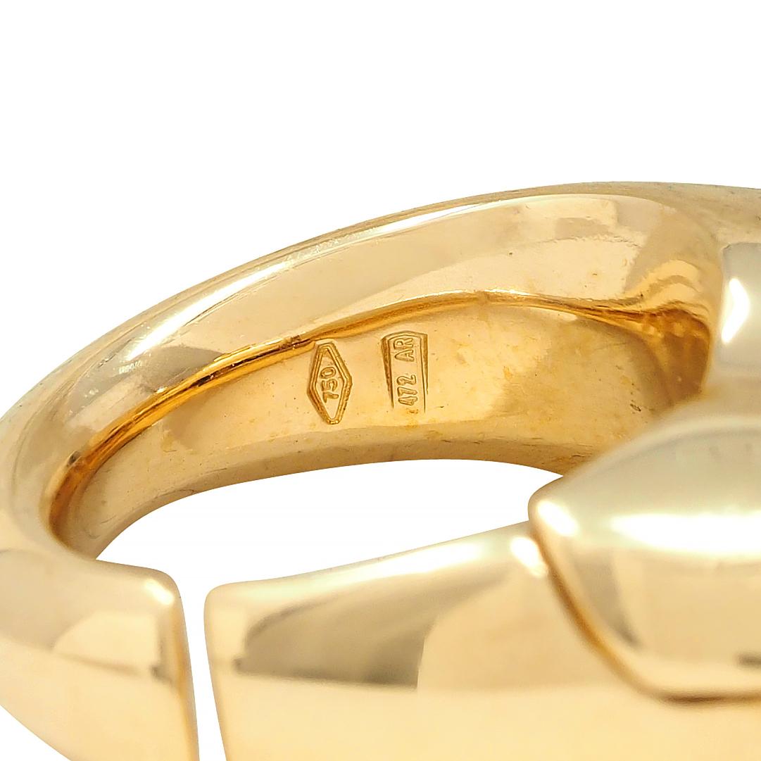 Gucci 2006 18 Karat Yellow Gold Puffed Mariner Link Bracelet