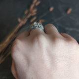 Art Deco 3.17 CTW Asscher Diamond Platinum Engagement Ring GIA Wilson's Antique & Estate Jewelry
