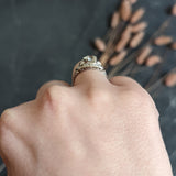 Art Deco 1.80 CTW Diamond Platinum Geometric Engagement Ring GIA Wilson's Antique & Estate Jewelry