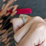 1950’s 1.32 CTW Diamond Platinum Engagement Ring GIA Circa 1950 Wilson's Antique & Estate Jewelry