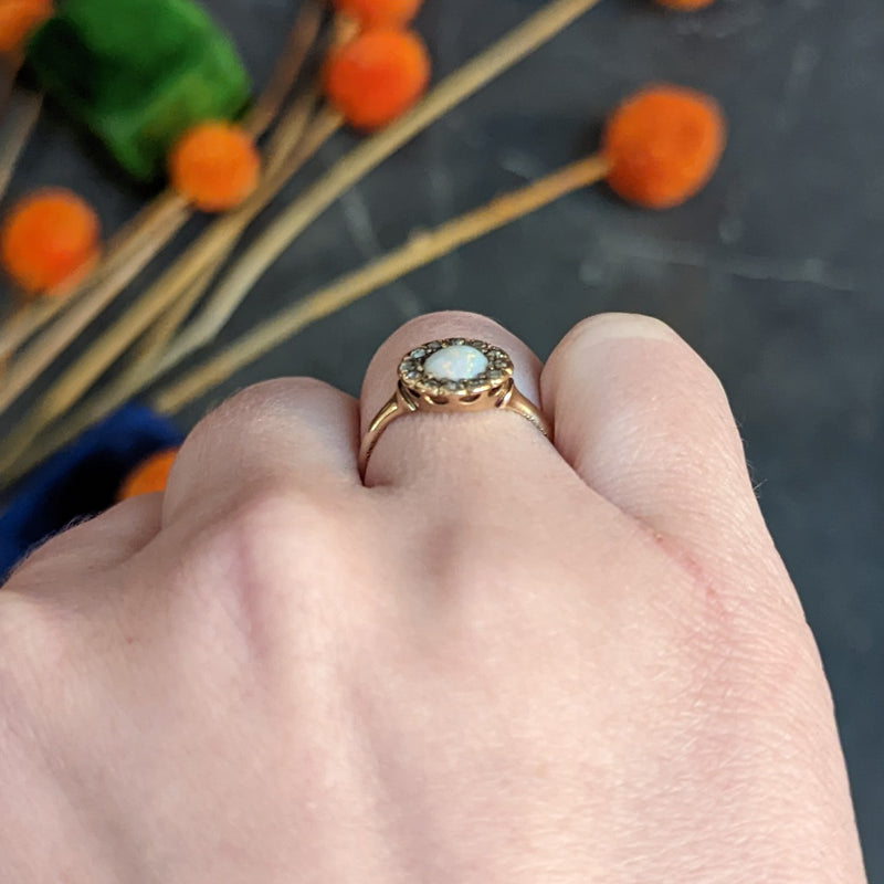 Estate sales opal rings