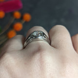 Tiffany & Co. Art Deco 1.50 CTW Diamond Platinum Men's Engagement Ring Wilson's Estate Jewelry