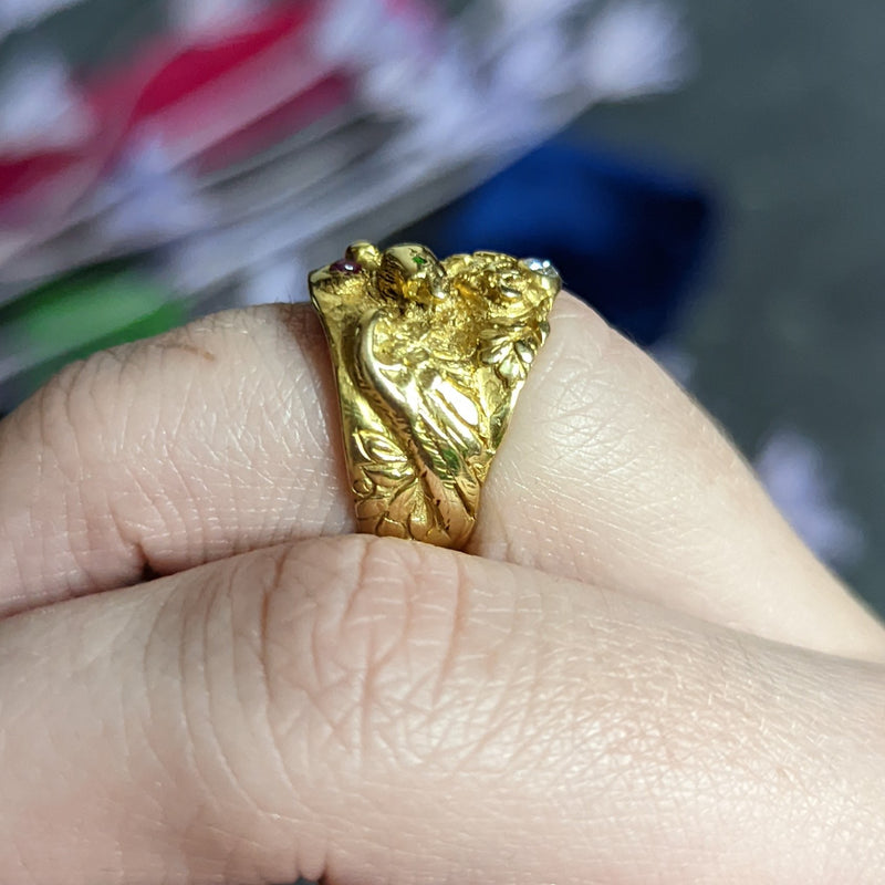 10K Yellow Gold Eagle Ring | Charm Diamond Centres