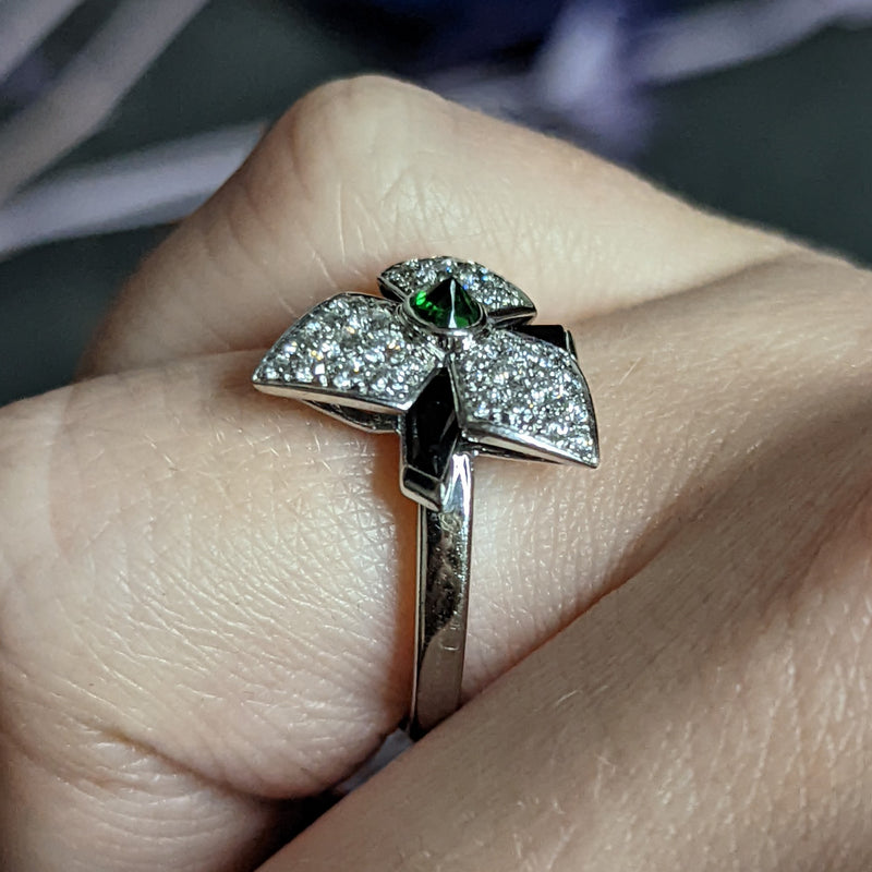 Bague sales orchidee cartier