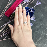 Art Deco 0.37 CTW Diamond 18 Karat White Gold Engagement Ring Wilson's Estate Jewelry