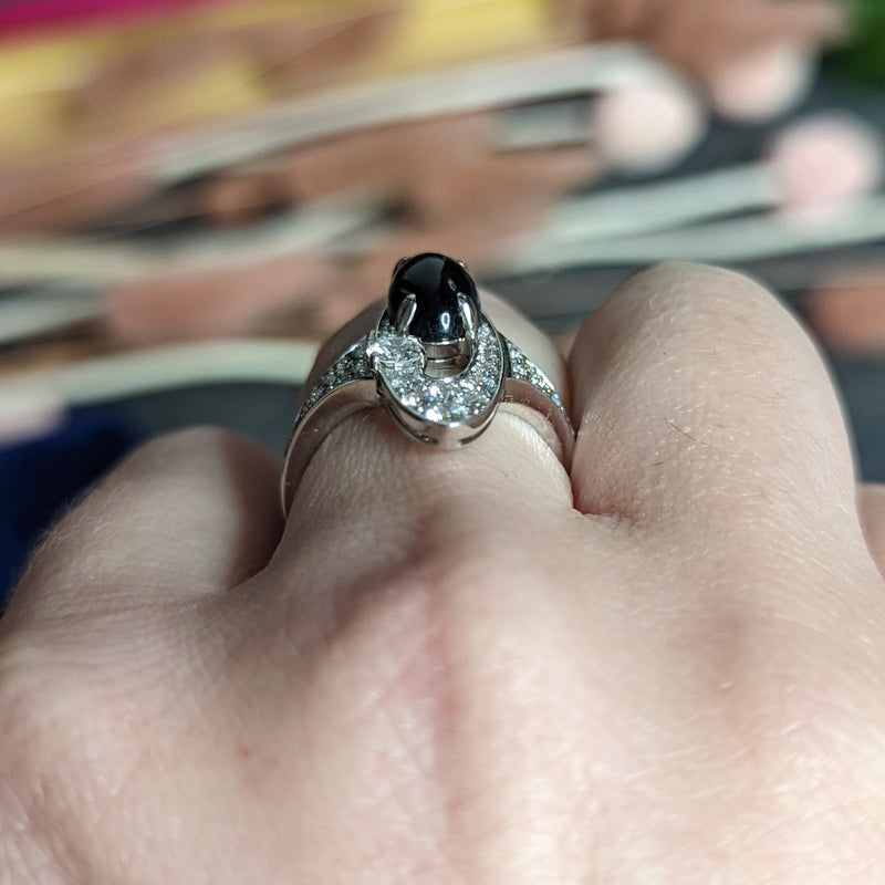 Estate on sale onyx ring
