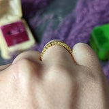 Van Cleef & Arpels Vintage French 18 Karat Yellow Gold Wheat Band Ring Wilson's Estate Jewelry