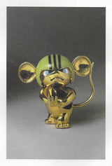 1972 Vintage Enamel 18 Karat Yellow Gold Rugby Mouse Football BroochBrooch - Wilson's Estate Jewelry