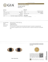 Victorian 3.81 CTW No Heat Color Change Sapphire 14 Karat Gold Belcher Ring GIA