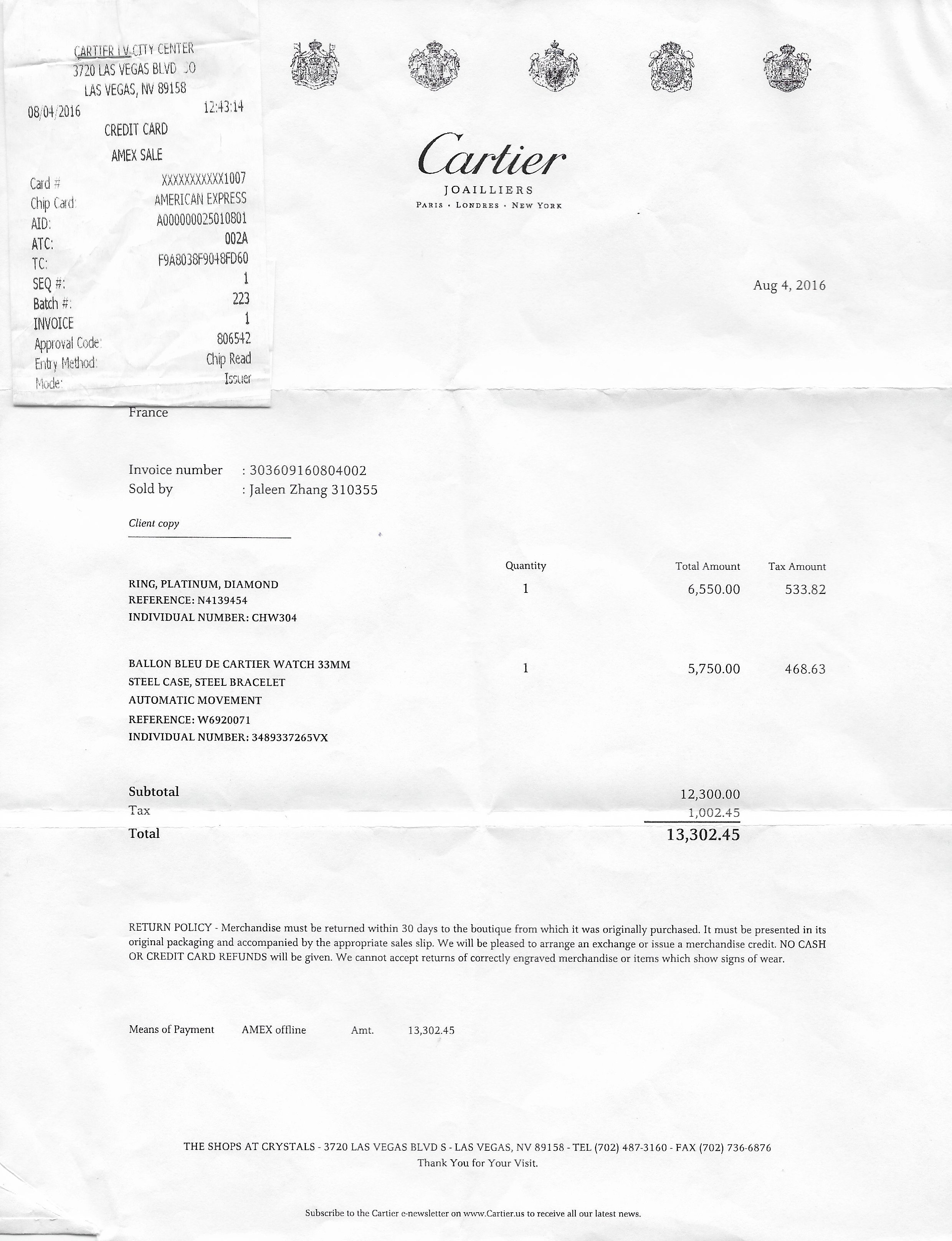 Cartier 0.53 CTW Diamond Platinum Engagement Ring GIARing - Wilson's Estate Jewelry