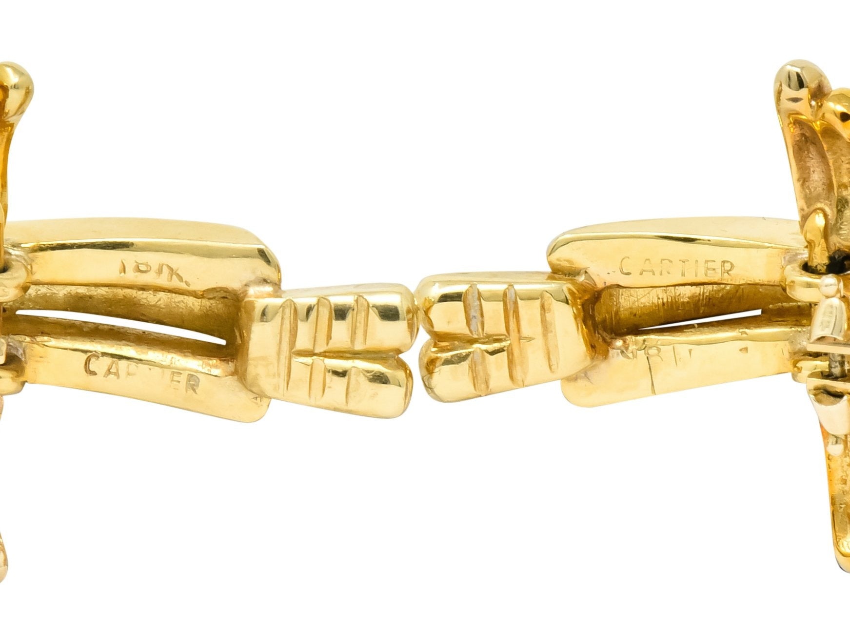 Aldo Cipullo Cartier Vintage 18 Karat Gold Door Knocker Ear-Clip Earring 1970's - Wilson's Estate Jewelry