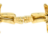 Aldo Cipullo Cartier Vintage 18 Karat Gold Door Knocker Ear-Clip Earring 1970's - Wilson's Estate Jewelry