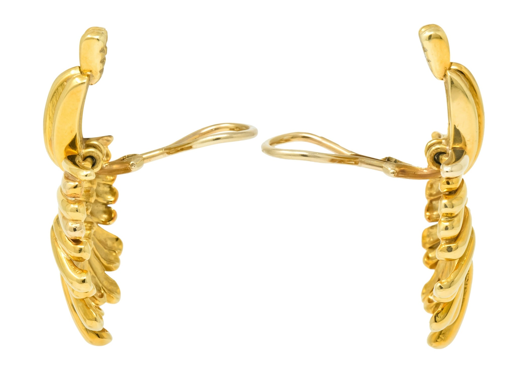 Aldo Cipullo Cartier Vintage 18 Karat Gold Door Knocker Ear-Clip Earring 1970's - Wilson's Estate Jewelry