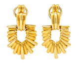 Aldo Cipullo Cartier Vintage 18 Karat Gold Door Knocker Ear-Clip Earring 1970's - Wilson's Estate Jewelry