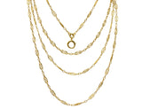 Antique Victorian 18 Karat Gold 67 Inch Watch Chain Necklace - Wilson's Estate Jewelry
