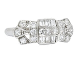 Art Deco 0.60 CTW Diamond Platinum Ring - Wilson's Estate Jewelry