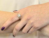 Art Deco 2.35 CTW Diamond Platinum Engagement Ring GIA Wilson's Antique & Estate Jewelry