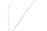 Art Deco Camphor Glass Diamond And 14 Karat White Gold Pendant Necklace Wilson's Estate Jewelry