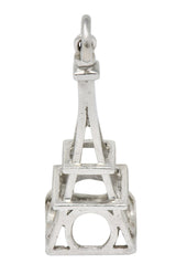 Art Deco Platinum Eiffel Tower Charm Circa 1930 - Wilson's Estate Jewelry