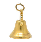 Art Nouveau 14 Karat Gold 3D Liberty Bell Articulated Clapper Charm - Wilson's Estate Jewelry