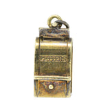Art Nouveau 14 Karat Gold Mailbox Charm Wilson's Estate Jewelry