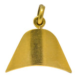 Art Nouveau 18 Karat Two-Tone Gold French Napoleonic Naval Hat Charm - Wilson's Estate Jewelry