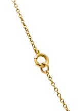 Art Nouveau Amethyst Pearl Enamel 14 Karat Gold Pendant Necklace - Wilson's Estate Jewelry