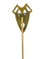 Art Nouveau Diamond 10 Karat Gold Green Man Stickpin - Wilson's Estate Jewelry