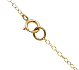 Art Nouveau Opal Demantoid Garnet Seed Pearl 14 Karat Gold Pendant Necklace - Wilson's Estate Jewelry