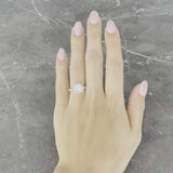 Cartier French 2.15 CTW Round Brilliant Diamond Platinum Destinee Halo Engagement Ring GIA