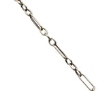 Balogh Art Deco Camphor Glass Diamond 14 Karat White Gold Necklace - Wilson's Estate Jewelry