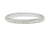 Bernstein Jewelry Co. Art Deco 18 Karat White Gold Stacking Band Ring - Wilson's Estate Jewelry