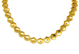 Buccellati 1970's Diamond 18 Karat Gold Flower Necklace - Wilson's Estate Jewelry