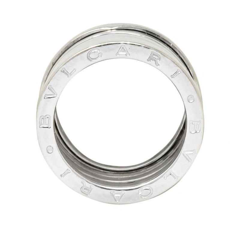 Bulgari Italian 18 Karat White Gold B. Zero1 Band Ring - Wilson's Estate Jewelry