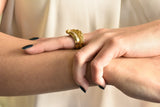 Carrera Y Carrera 0.30 CTW Diamond Ruby 18 Karat Gold Ecuestre Horse Ring Wilson's Estate Jewelry