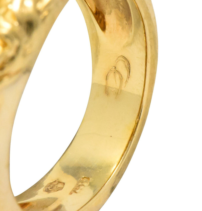 Carrera y Carrera 1.70 CTW Marquise Diamond 18 Karat Gold Ecuestre Horse Ring - Wilson's Estate Jewelry